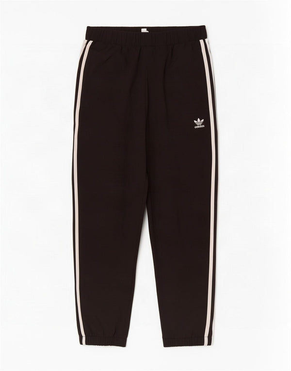 Calças de treino femininas Adidas UK 4/6 XS cinza poliéster
