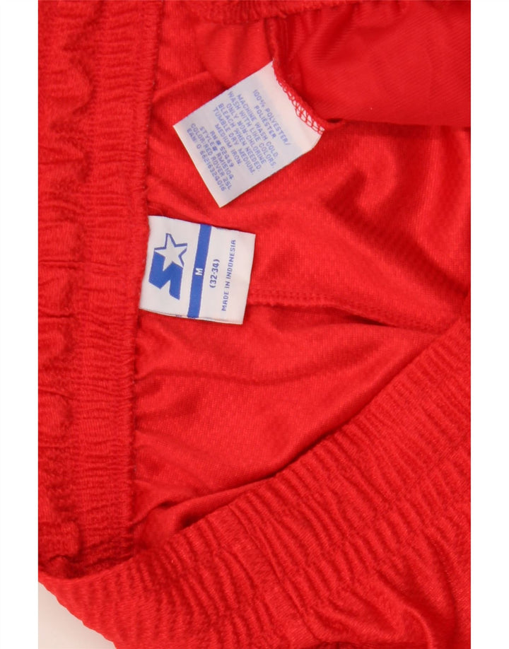 Shorts esportivos masculinos Starter poliéster vermelho médio