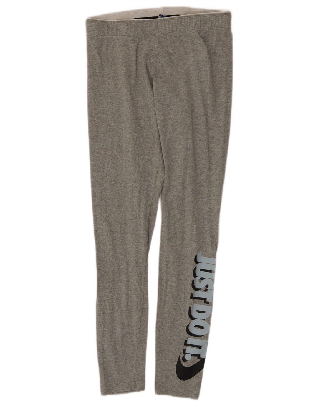Leggings femininas NIKE Graphic cinza médio algodão esportivo