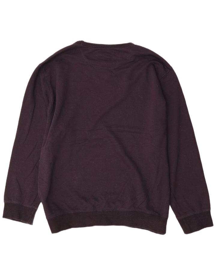 Moletom masculino French Connection Jumper 5XL algodão azul marinho