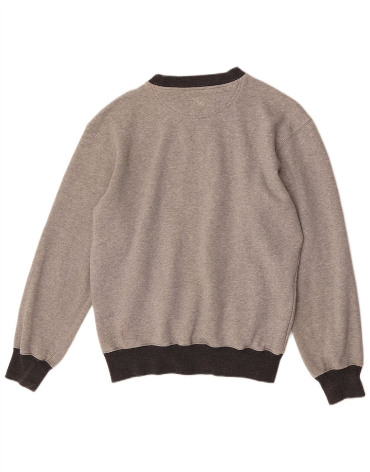 Champion moletom masculino jumper pequeno cinza colorblock