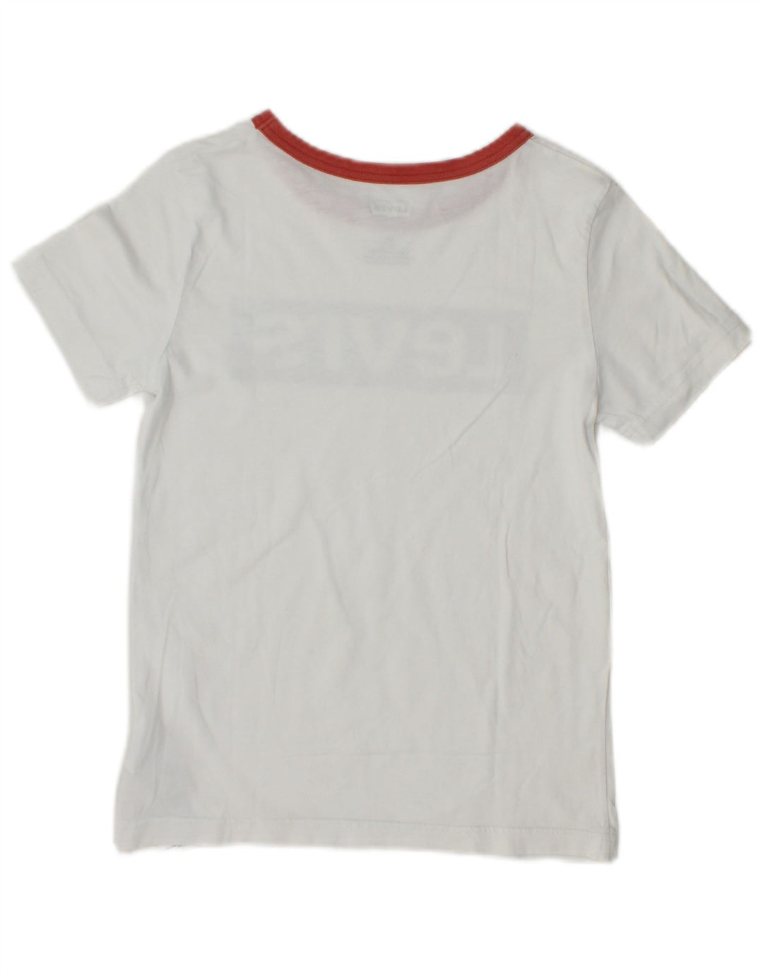 Camiseta gráfica LEVI'S Boys 9-10 anos algodão branco