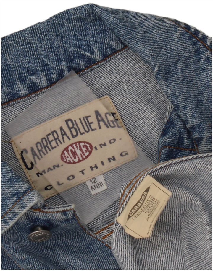 Jaqueta jeans Carrera Boys 11-12 anos azul algodão