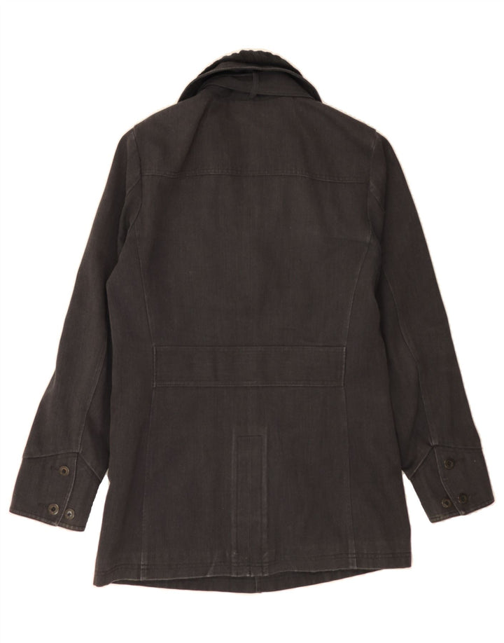 PULL & BEAR Mens Overcoat UK 38 Medium Grey Nylon Vintage Pull & Bear and Second-Hand Pull & Bear from Messina Hembry 