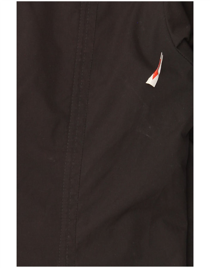 Jaqueta utilitária feminina Geox Respira UK 10 poliéster preto pequeno