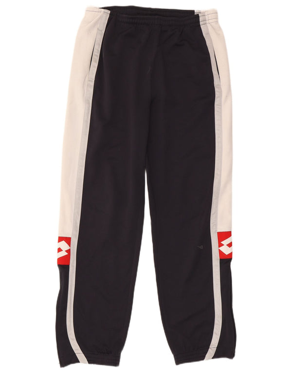 Calça de treino masculina Lotto Joggers IT 48 médio azul marinho colorblock