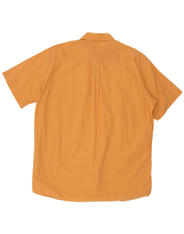 Camisa masculina de manga curta Kappa 3XL algodão laranja