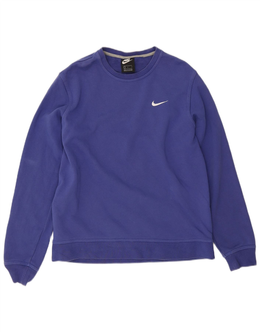 Nike moletom masculino jumper grande algodão azul