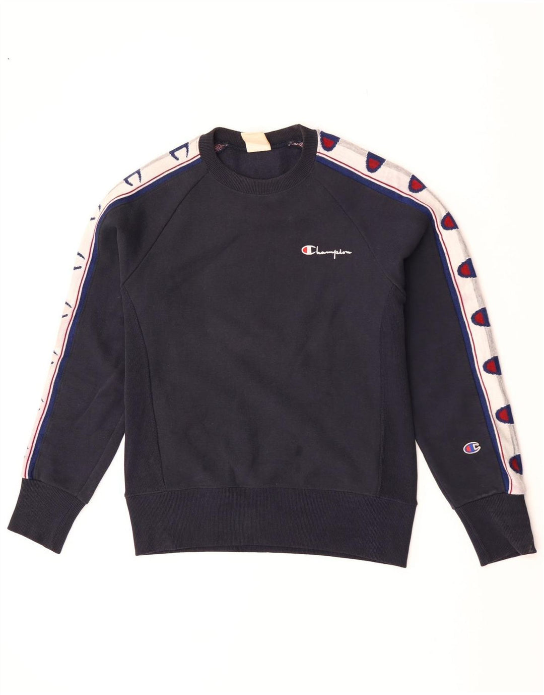 Champion Mens Reverse Weave Graphic Moletom Jumper XS Azul Marinho