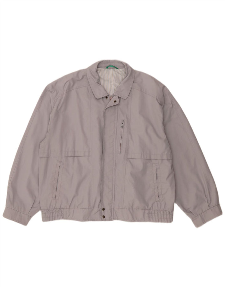 Jaqueta bomber masculina Canda UK 42 XL azul poliéster