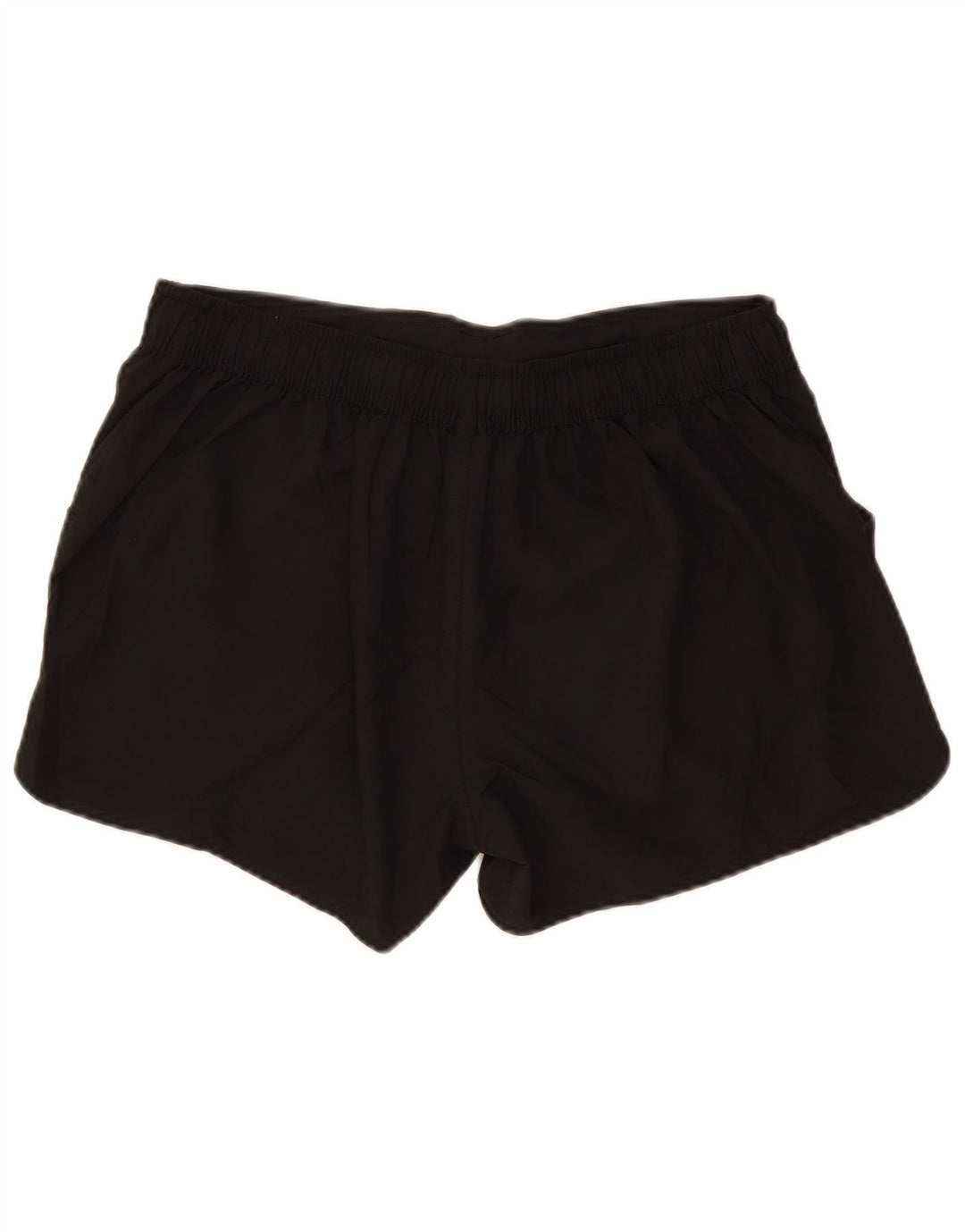 Shorts esportivos femininos do armazém da montanha poliéster preto grande Reino Unido 16