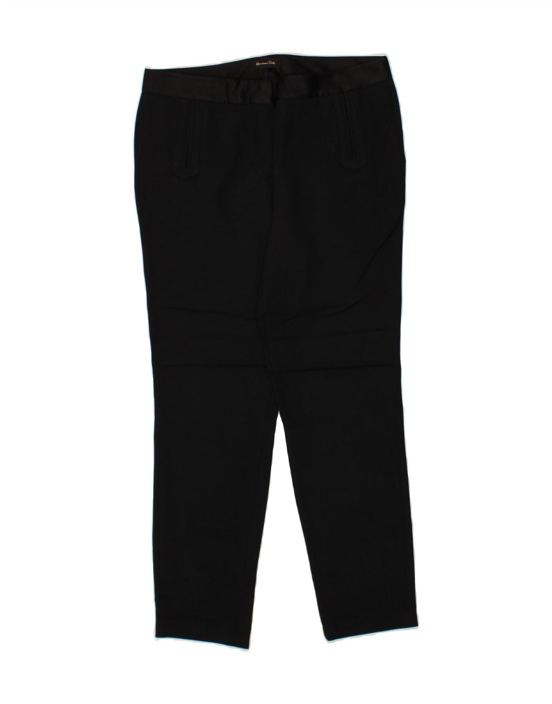 MASSIMO DUTTI Womens Slim Casual Trousers W30 L28  Black Viscose Vintage Massimo Dutti and Second-Hand Massimo Dutti from Messina Hembry 
