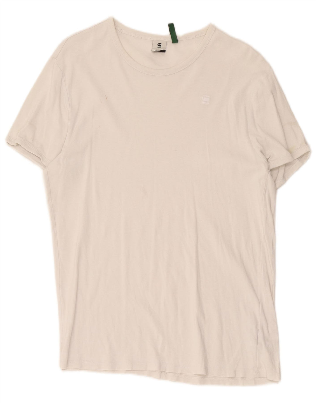 Camiseta masculina G-Star Top 2XL algodão branco