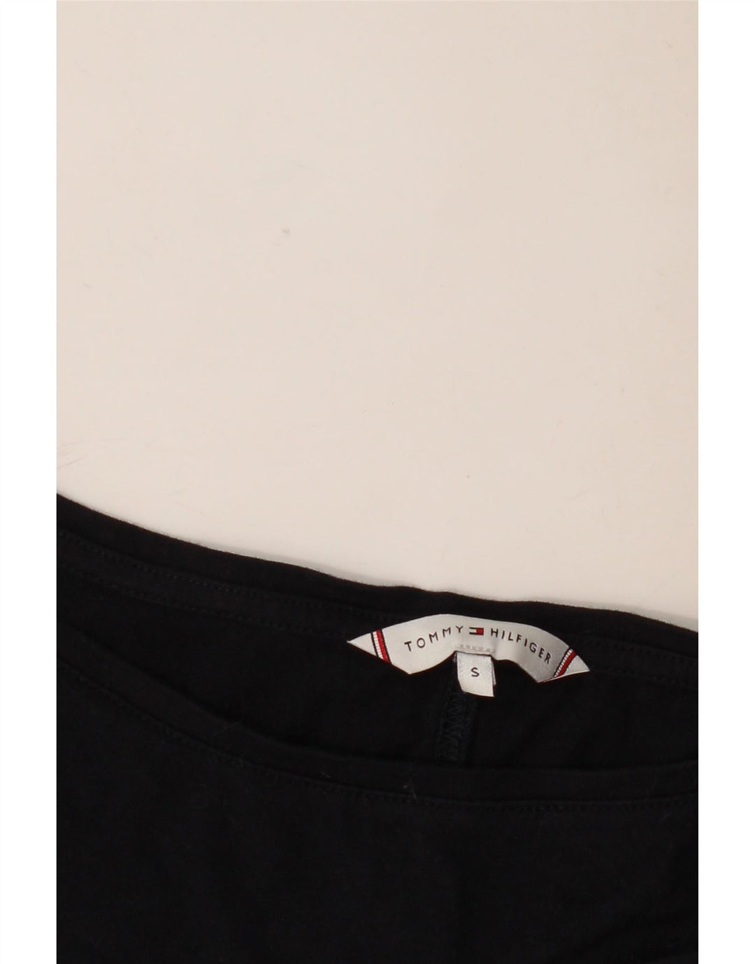 Tommy Hilfiger Top feminino manga 3/4 Reino Unido 10 pequeno azul marinho