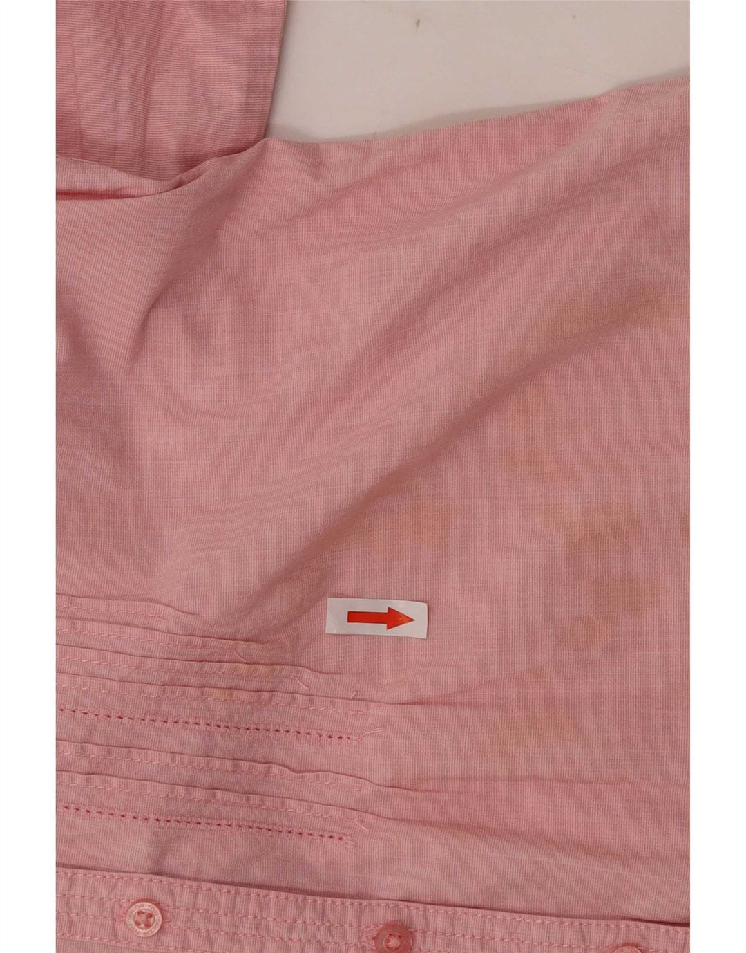 Camisa de smoking feminina Tom Tailor EU 38 algodão rosa médio