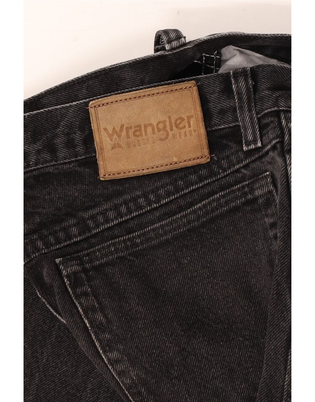 Wrangler Calça jeans reta masculina W28 L29 preta