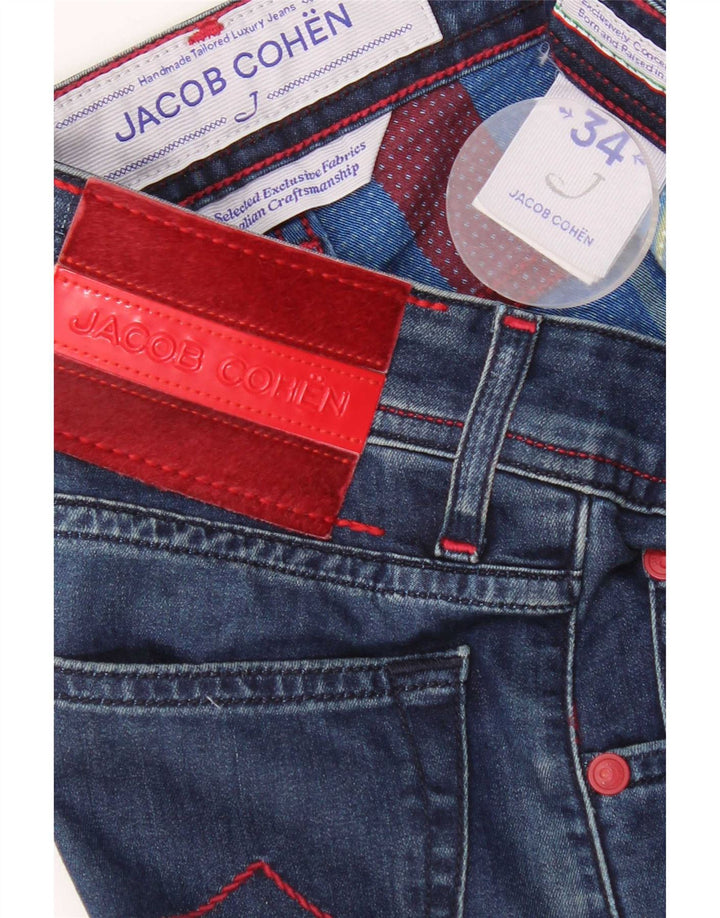 Jacob Cohen Jeans Slim Feminino W34 L31 Algodão Azul