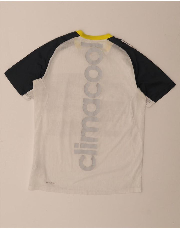 Camiseta Adidas Masculina Climacool Graphic Top Médio Branco Colorblock