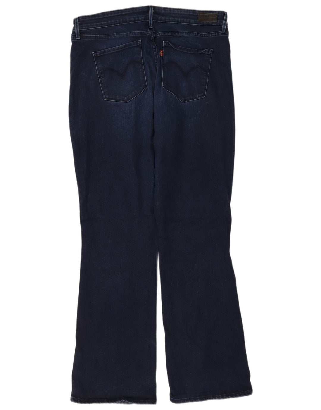 Jeans feminino Levi's Demi Curve Bootcut tamanho 14 grande W32 L32 azul marinho