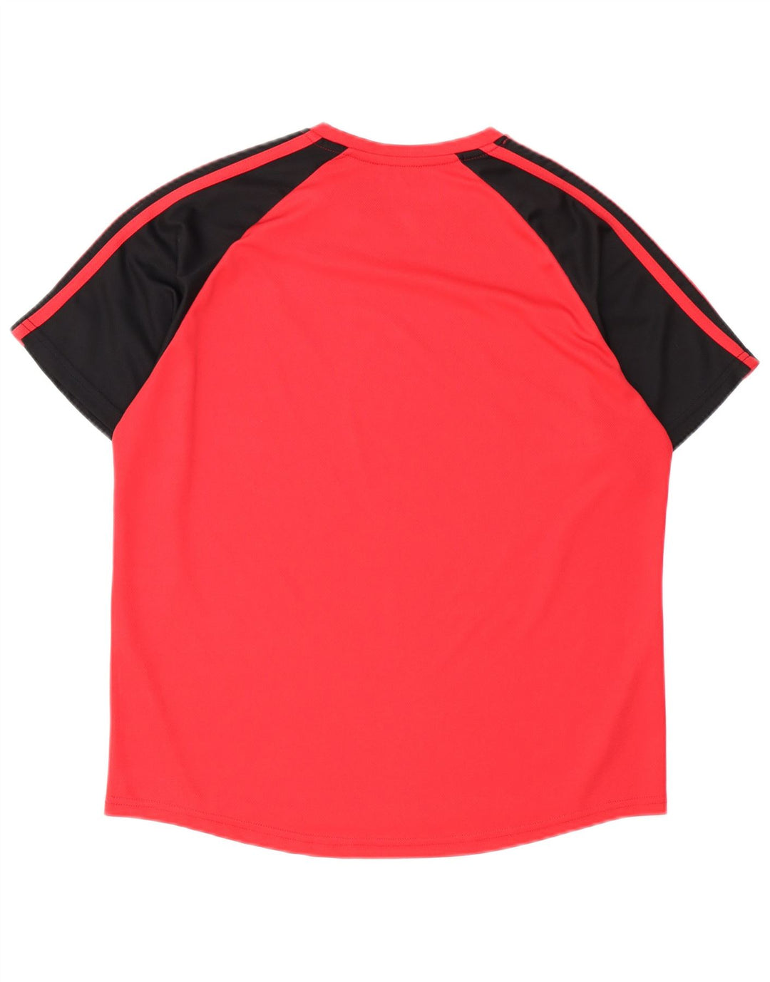 Camiseta masculina Asics Top grande bloco colorido vermelho