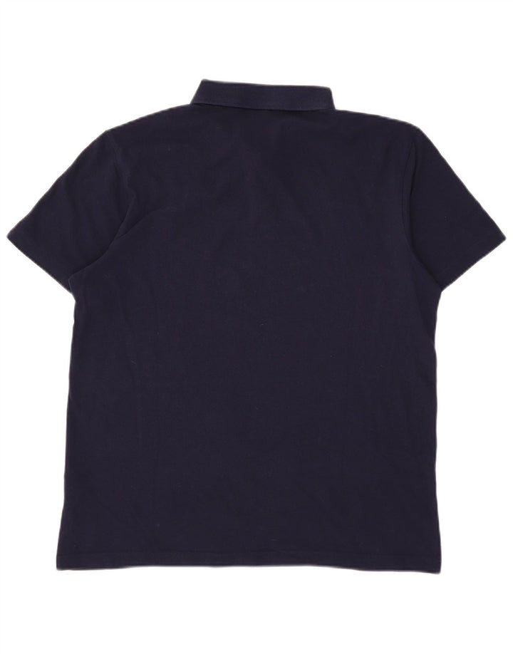 Camisa polo masculina Puma grande algodão azul marinho