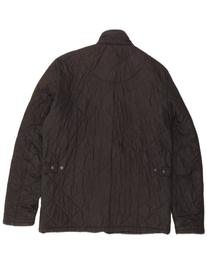 Jaqueta acolchoada masculina Barbour UK 36 pequena preta