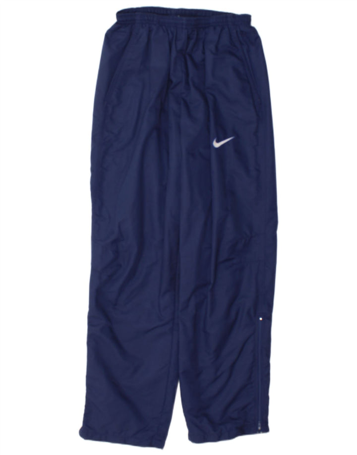 Calça de treino masculina Nike UK 38/40 médio azul marinho nylon