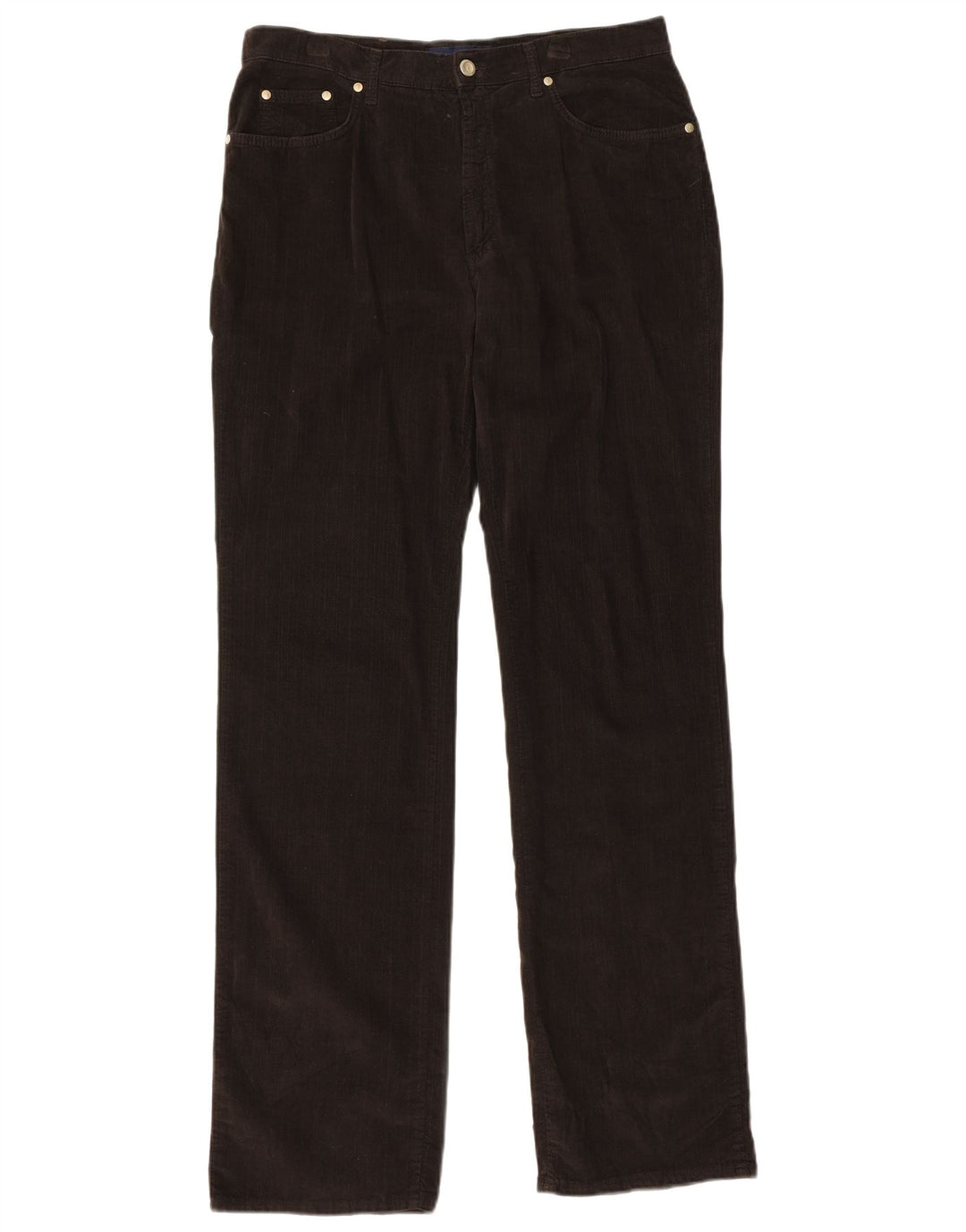 TRUSSARDI Calça jeans reta masculina IT 48 médio W32 L34 algodão preto