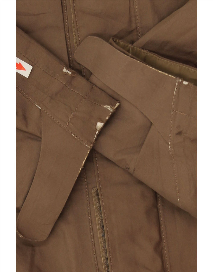 Jaqueta de chuva masculina com capuz The North Face UK 40 grande poliéster marrom