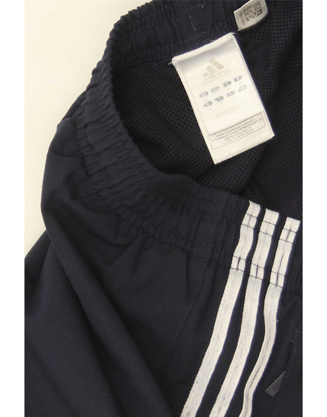 Calça de treino feminina Adidas Joggers UK 12 médio azul marinho poliéster