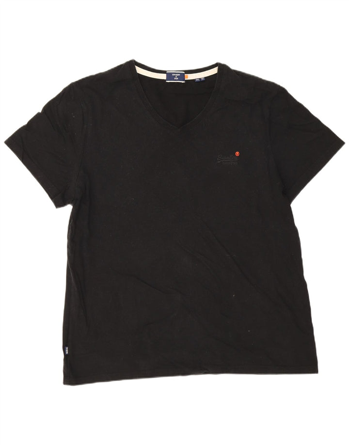 Camiseta masculina Superdry Top 3XL preta