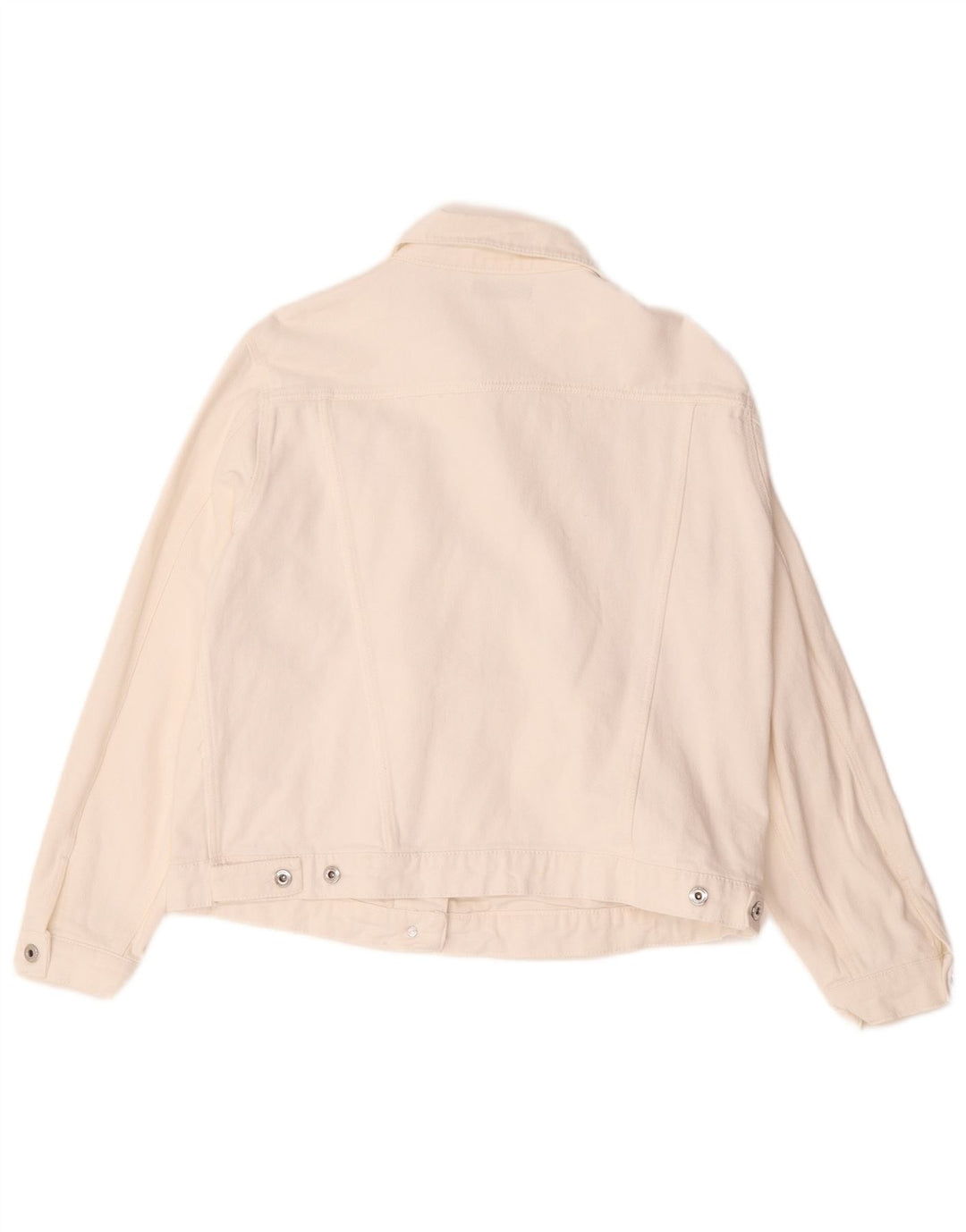 Jaqueta jeans feminina Calliope UK 18 XL branca