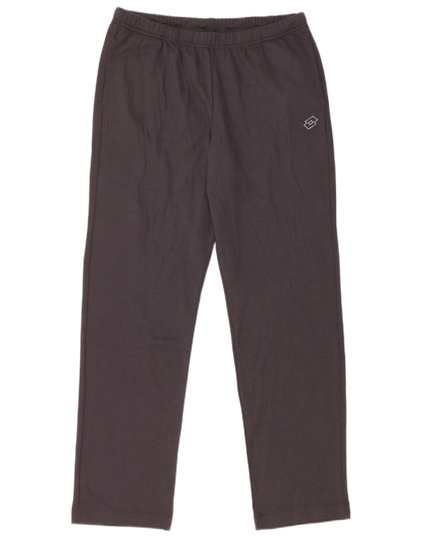 Calça de treino feminina Lotto Life's UK 14 poliéster preto médio