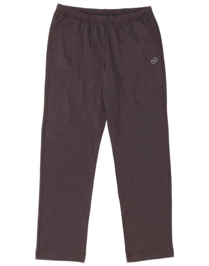 Calça de treino feminina Lotto Life's UK 14 poliéster preto médio