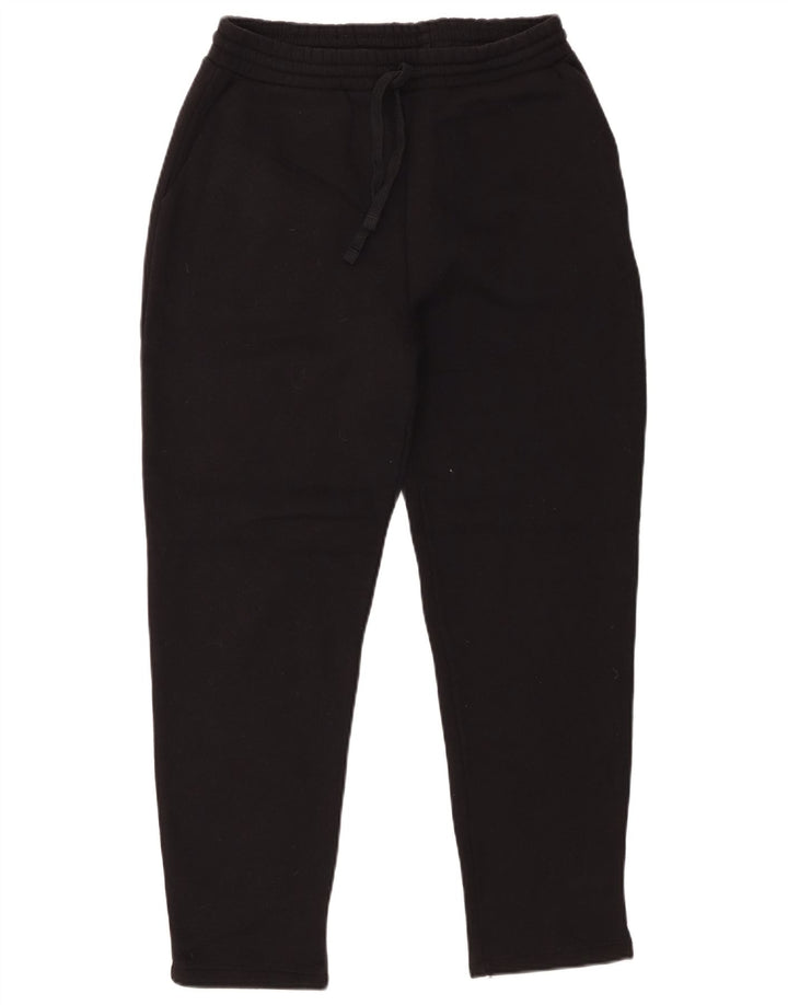 Calça de treino feminina Zara UK 12 algodão preto médio