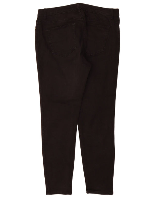 Calça jeans skinny feminina Zara EU 44 XL W32 L28 preta