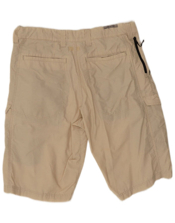 Shorts cargo masculino Marks & Spencer W32 algodão bege médio