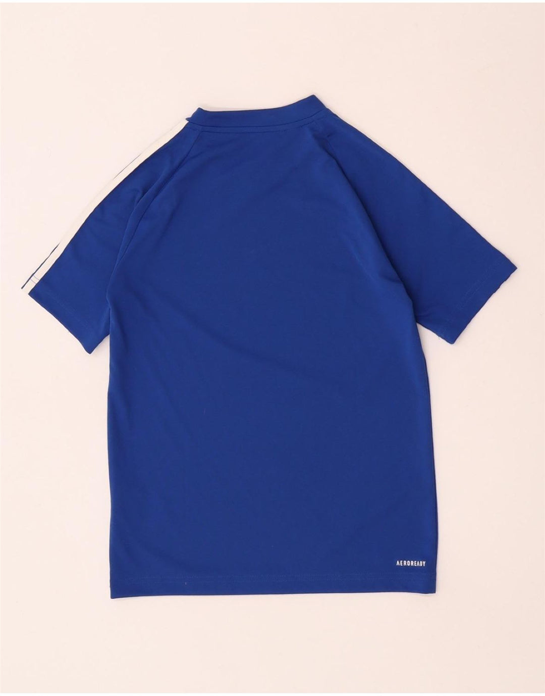 Camiseta Adidas Menino Aeroready Top 11-12 Anos Azul Poliéster