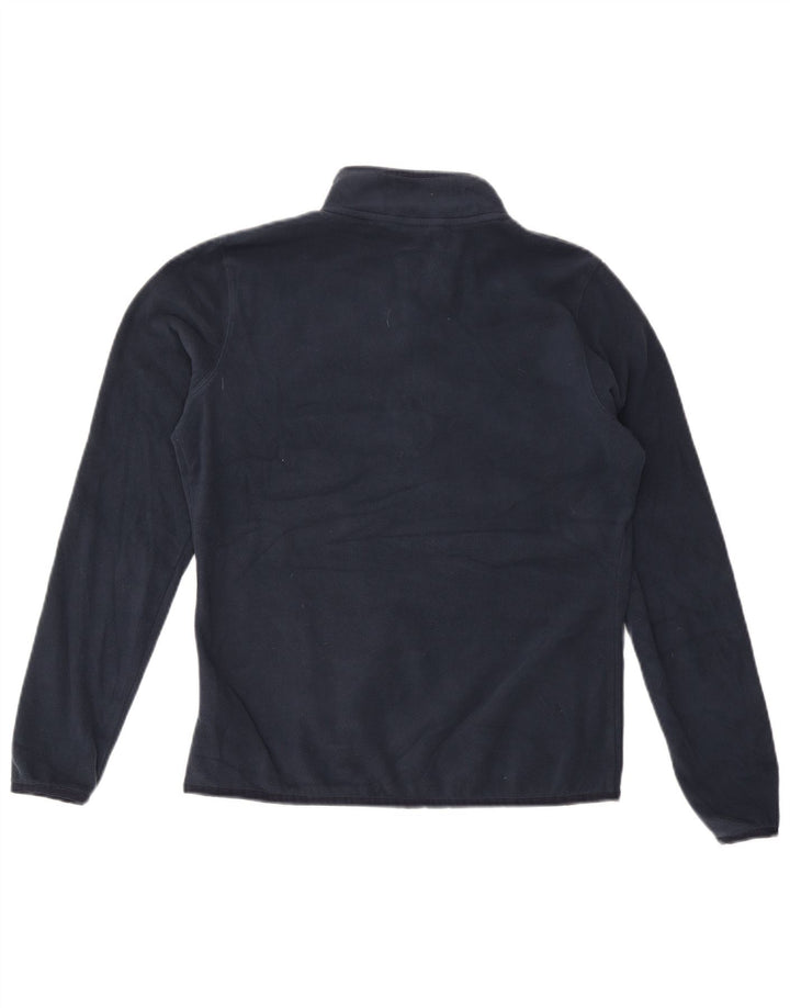 Jumper de lã feminino The North Face Reino Unido 14 grande poliéster azul marinho