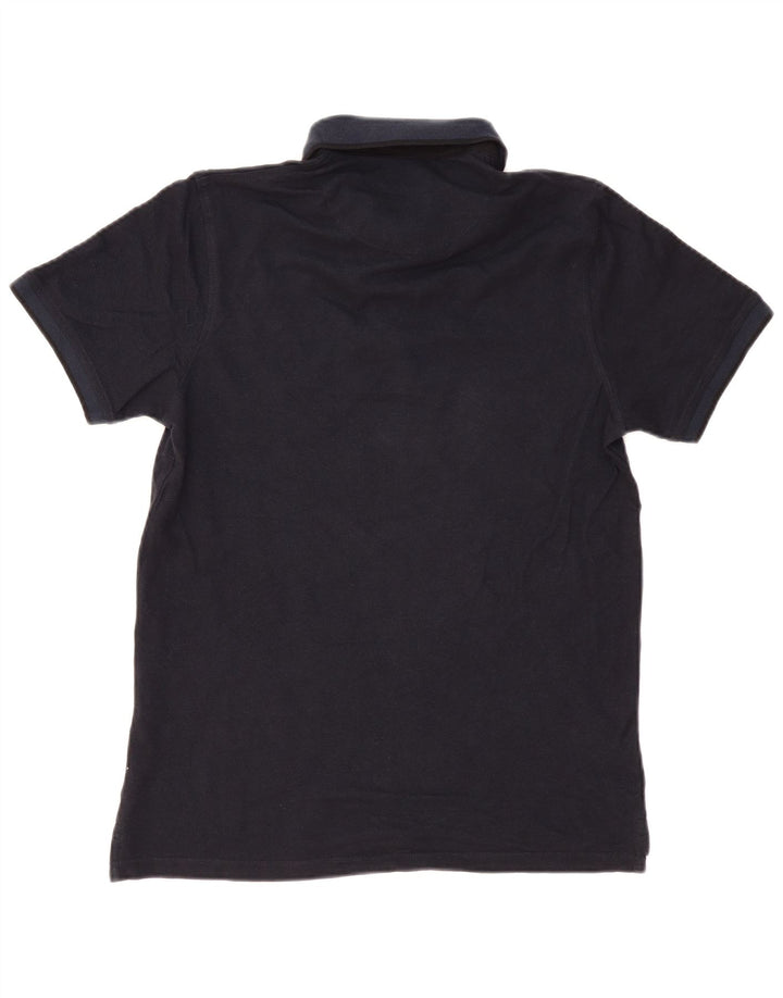 Camisa polo masculina Jack & Jones médio algodão azul marinho