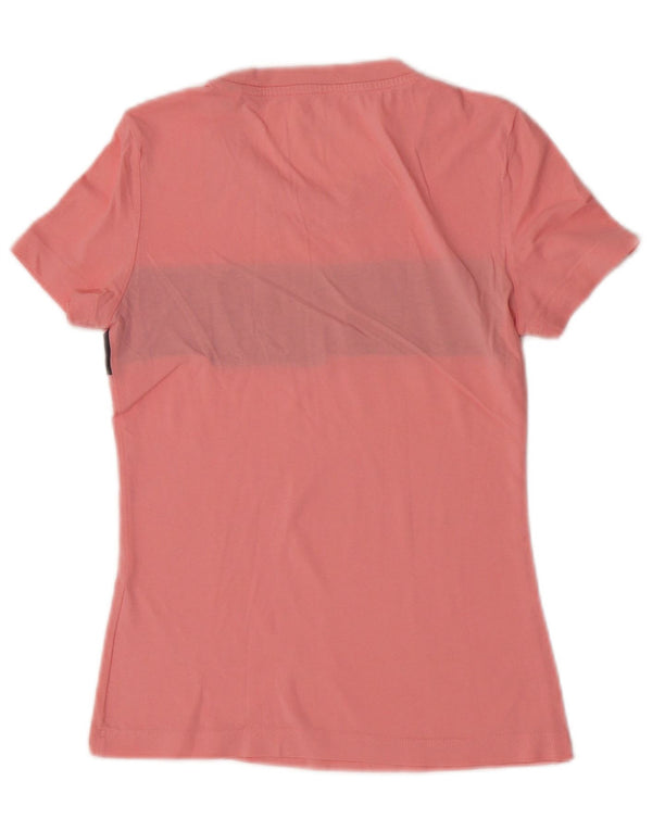Camiseta Adidas Feminina Graphic UK 4/6 XS Rosa Colorblock