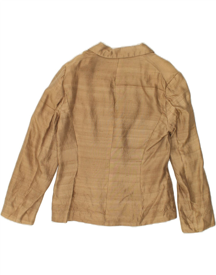 LES COPAINS Womens Blazer Jacket IT 44 Medium Brown Vintage Les Copains and Second-Hand Les Copains from Messina Hembry 