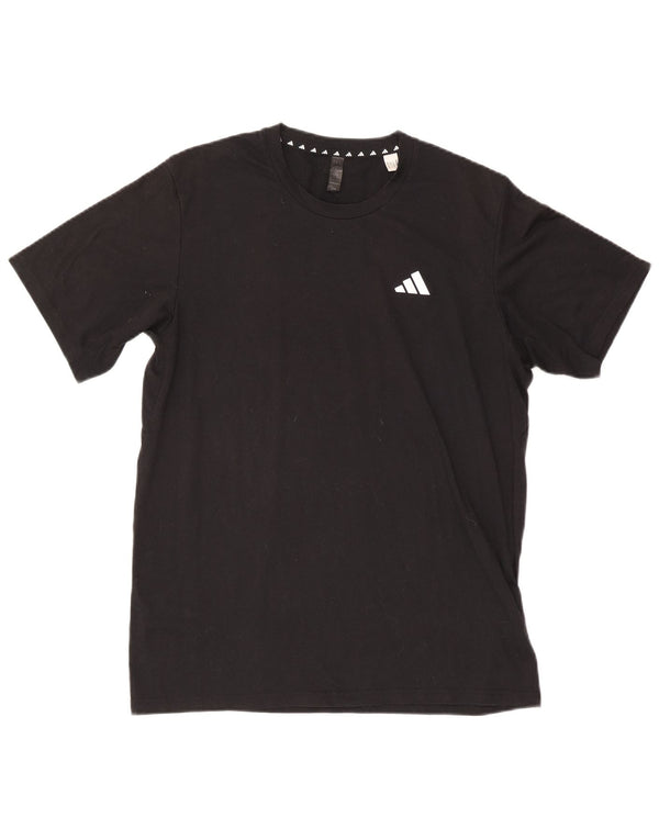 Adidas Mens Aeroready Camiseta Top Grande Poliéster Preto