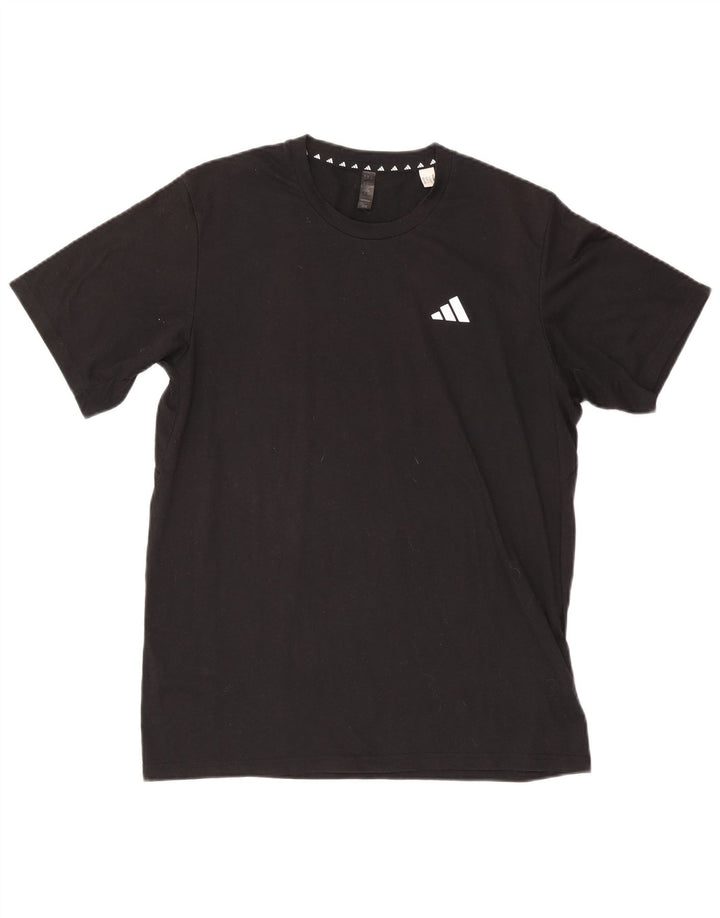 Adidas Mens Aeroready Camiseta Top Grande Poliéster Preto