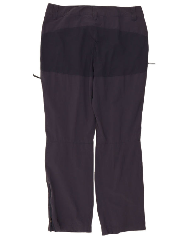 Calça cargo feminina Berghaus para caminhada Reino Unido 14 grande W36 L29 azul marinho nylon