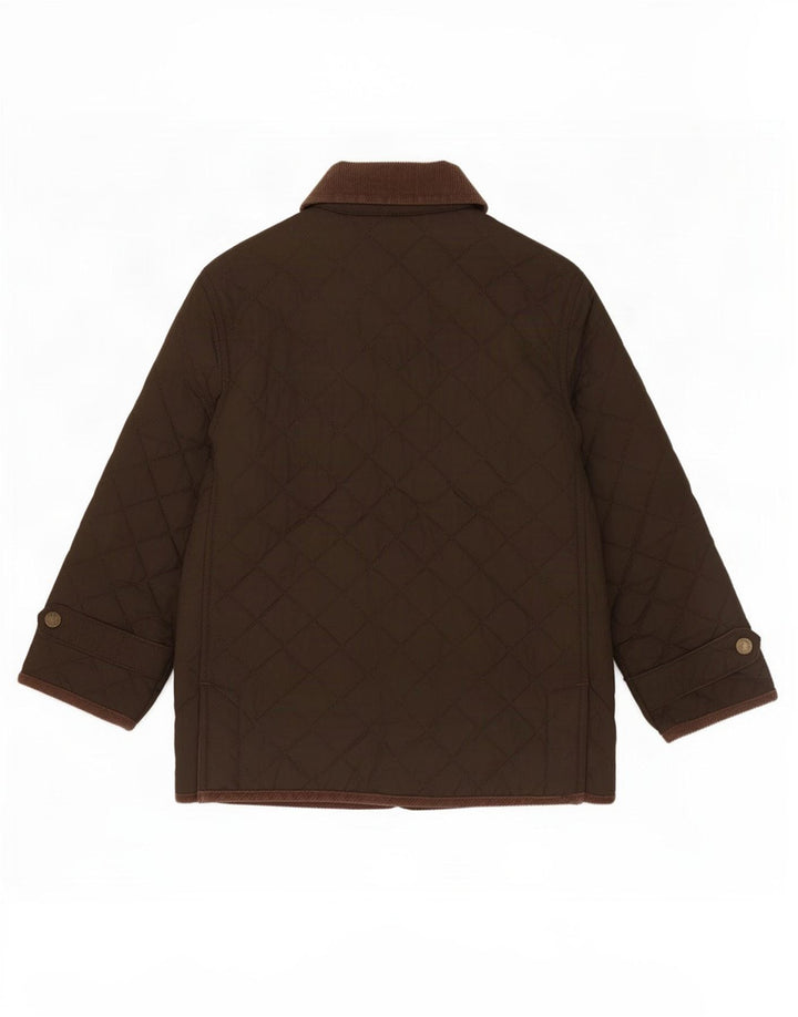 Jaqueta acolchoada masculina Polo Ralph Lauren 4-5 anos poliéster cáqui