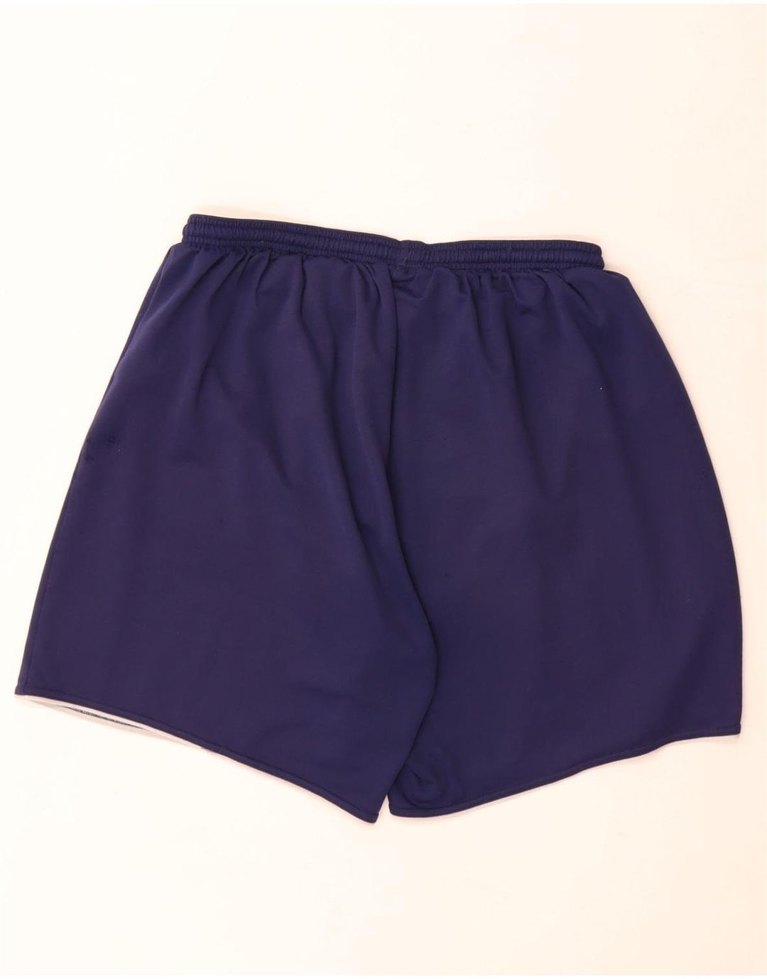 Shorts esportivos masculinos Adidas grandes poliéster azul marinho