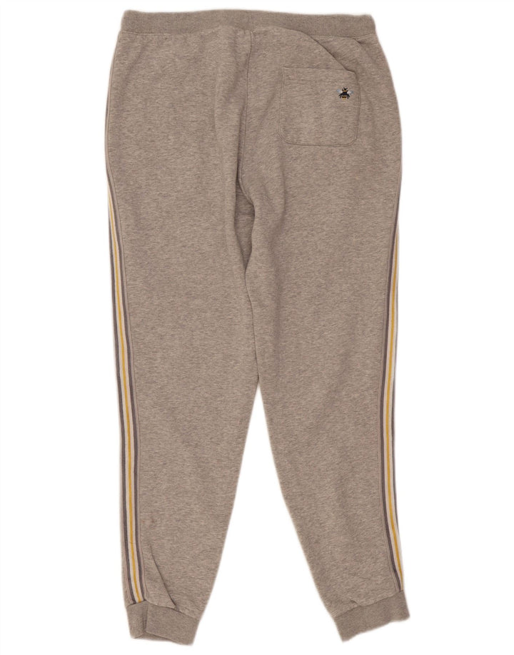 Calça de treino feminina Joules Joggers UK 12 cinza médio manchado
