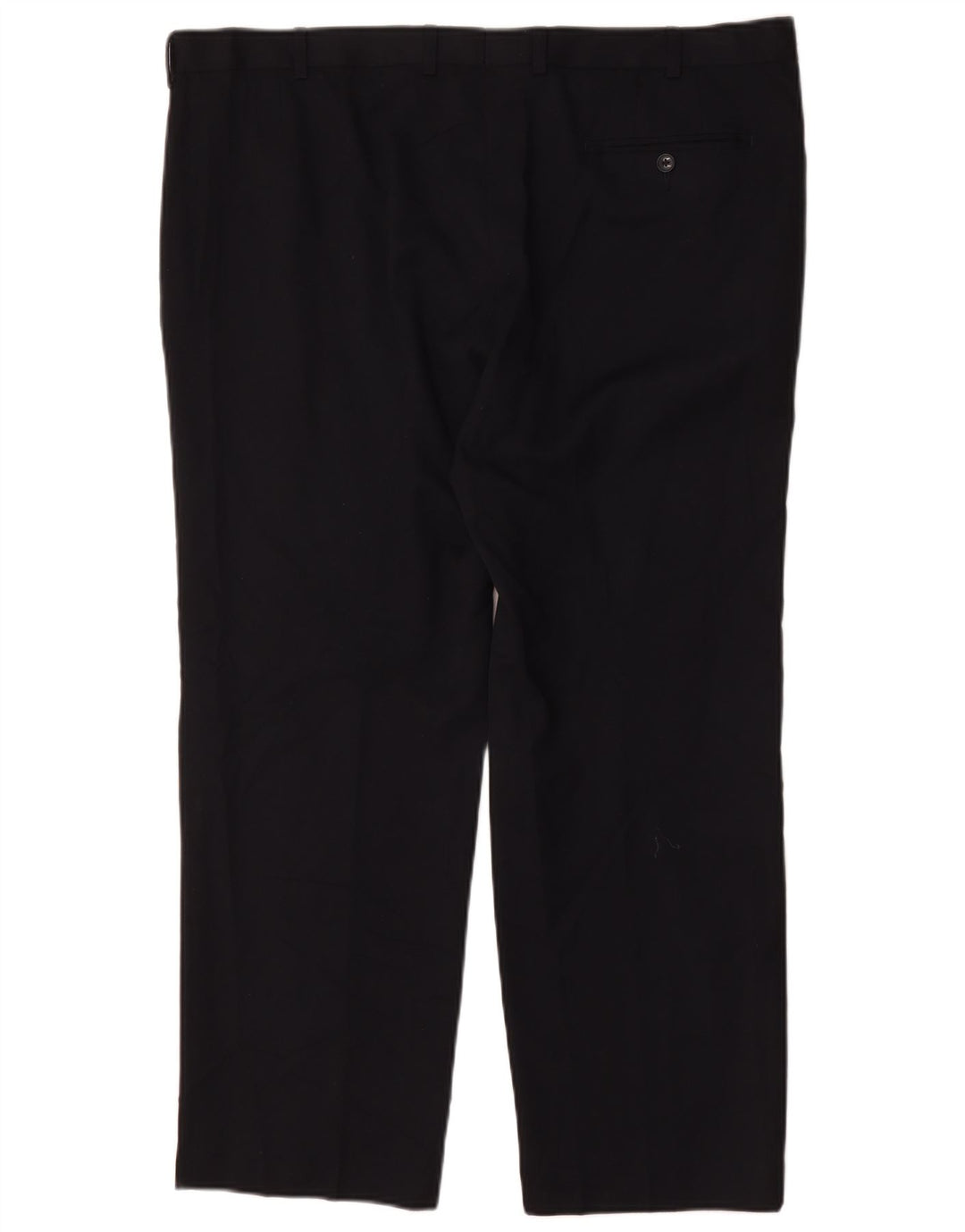 Calça masculina reta regular Marks & Spencer W42 L29 azul marinho