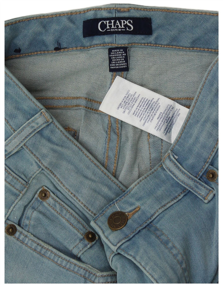 Calça jeans skinny feminina Chaps W32 L29 algodão azul